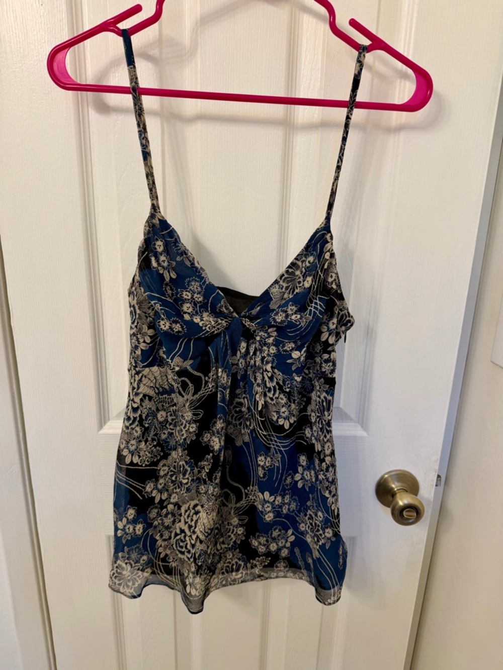 Express Floral Sheath Top Y2K